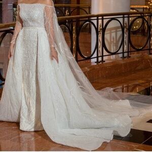 Dina Hawidi wedding dress